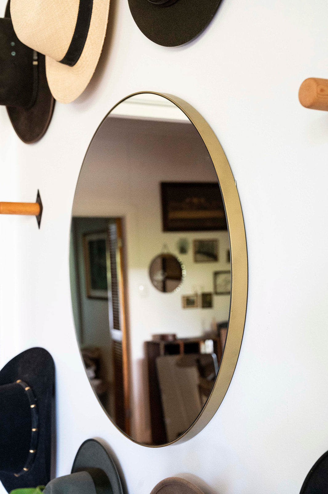 Round Wall Mounted Mirror