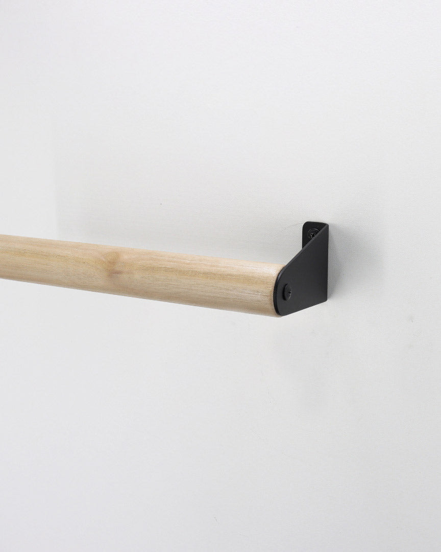 Towel Rail – Wood & Metal