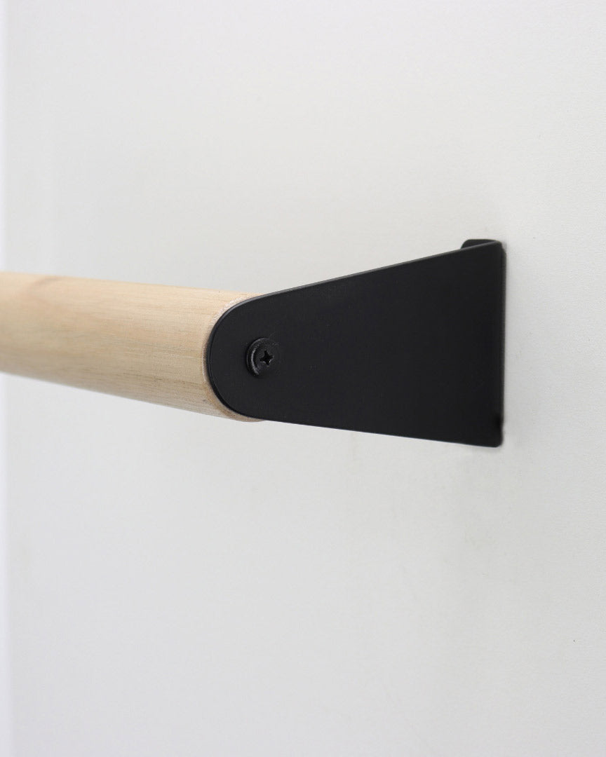 Towel Rail – Wood & Metal