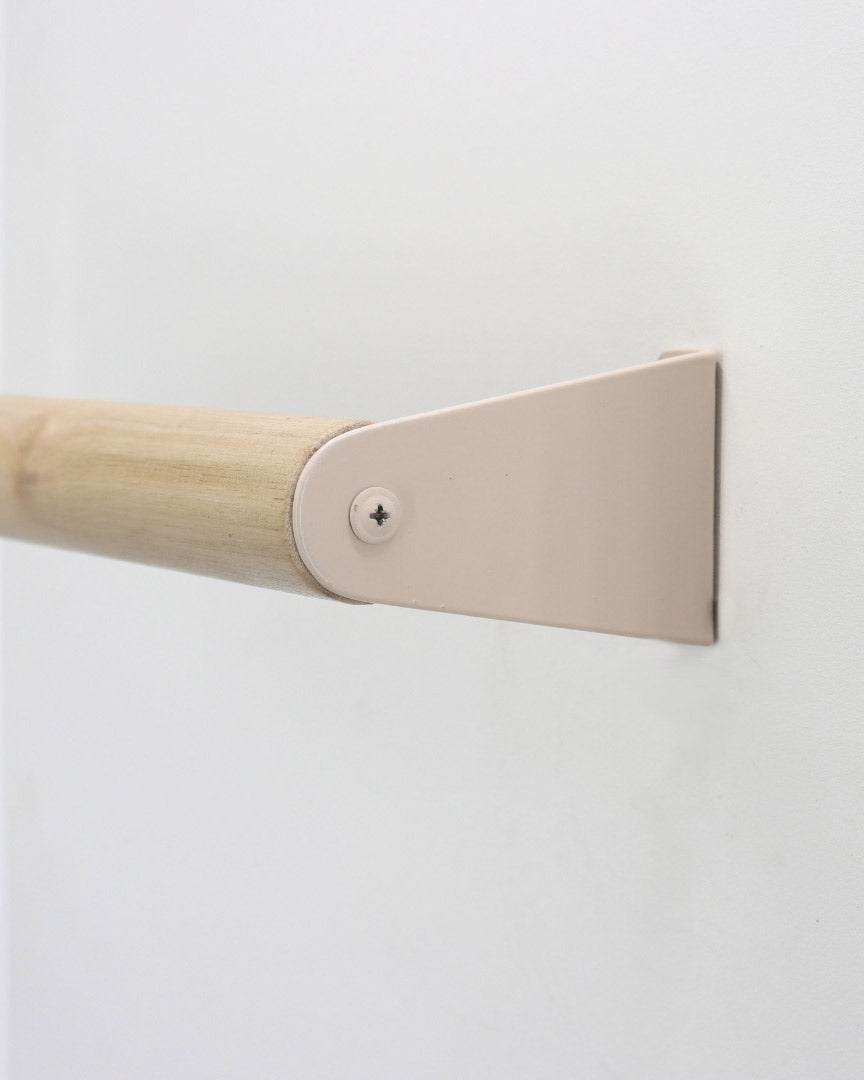 Towel Rail – Wood & Metal